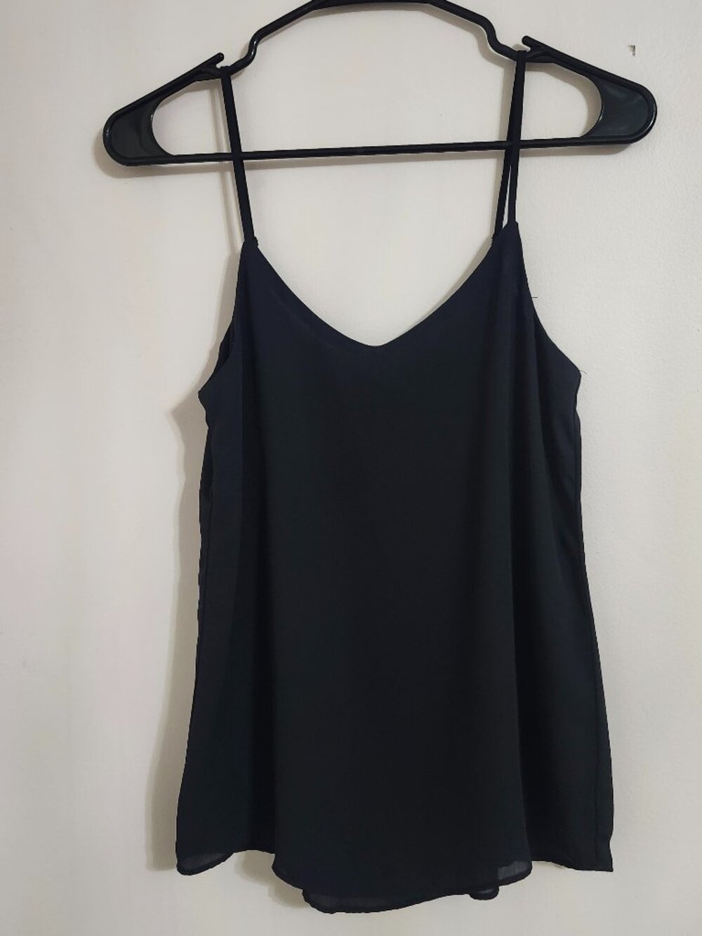 Black Flowy Cami Tank Top | Size XS